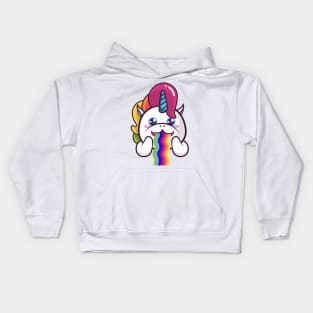 Puking Rainbows Kids Hoodie